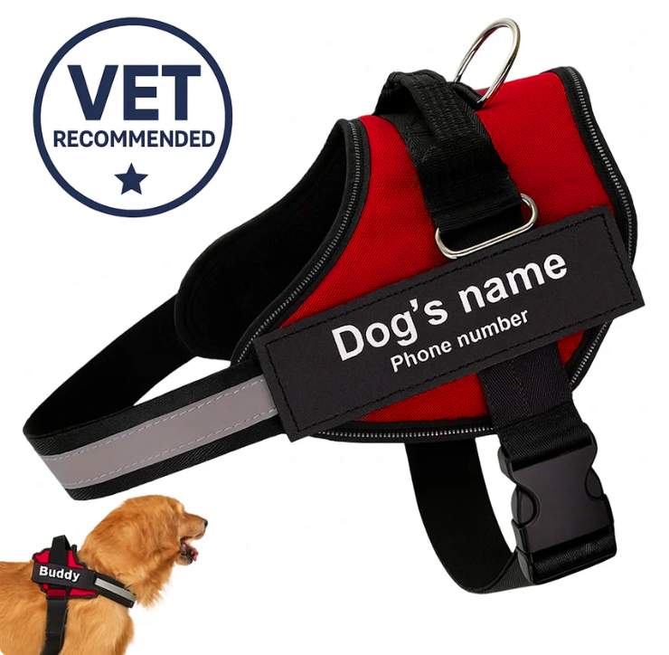 Personalized No-Pull Dog Harness