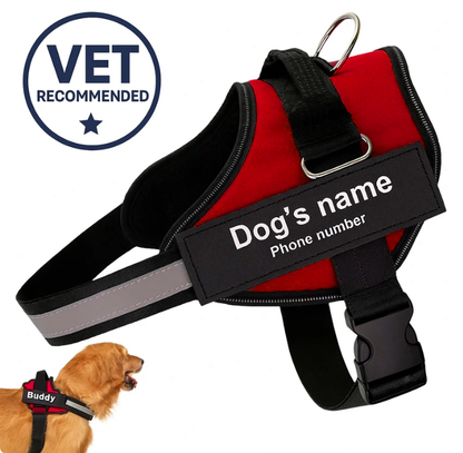 Personalized No-Pull Dog Harness