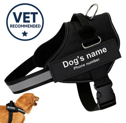 Personalized No-Pull Dog Harness