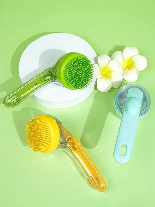 Mess-Free Pet Shampoo Brush Bark N' Smile