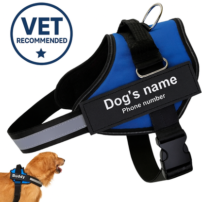 Personalized No-Pull Dog Harness