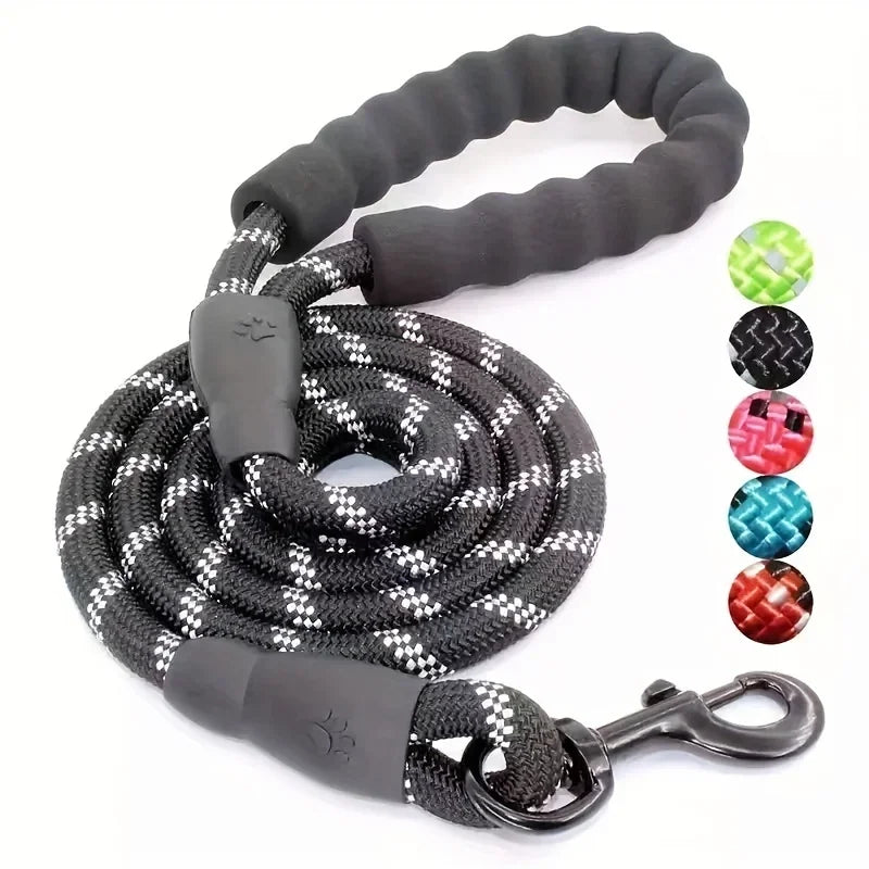 Heavy Duty Reflective Dog Leash with Padded Handle