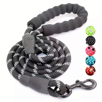 Heavy Duty Reflective Dog Leash with Padded Handle