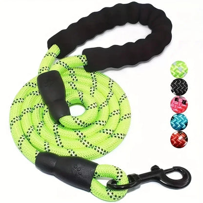Heavy Duty Reflective Dog Leash with Padded Handle