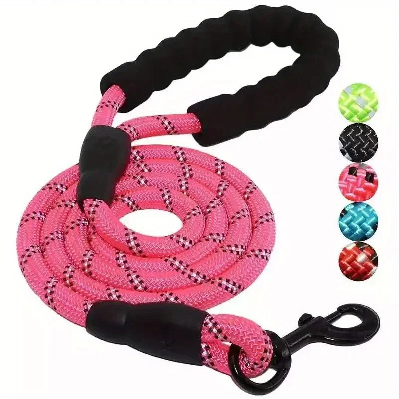 Heavy Duty Reflective Dog Leash with Padded Handle