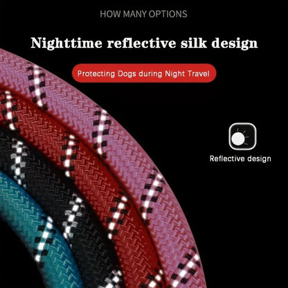 Heavy Duty Reflective Dog Leash with Padded Handle