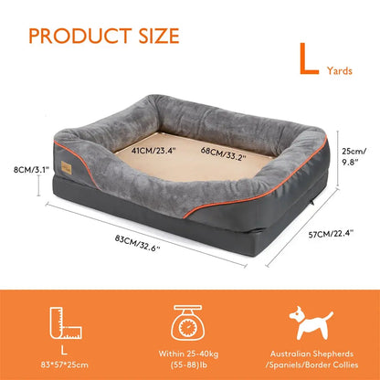 Luxury Orthopedic Dog Bed With Ultimate Comfort & Support