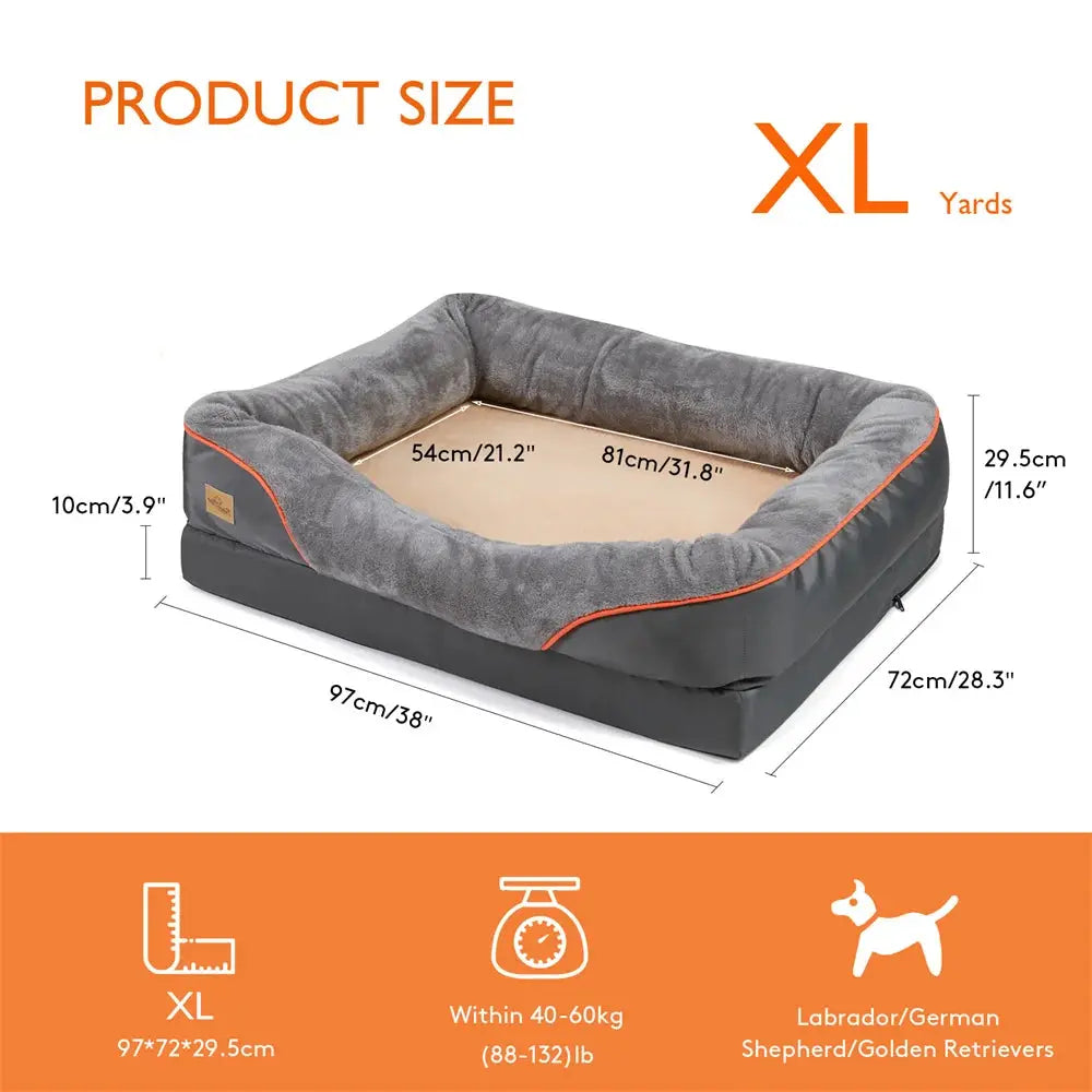 Luxury Orthopedic Dog Bed With Ultimate Comfort & Support