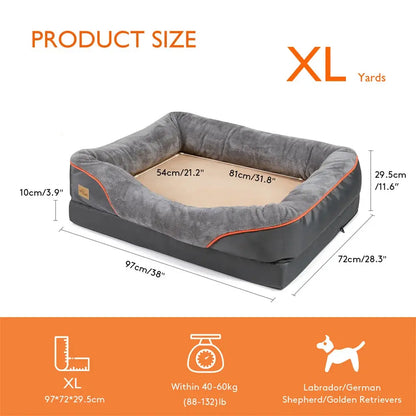 Luxury Orthopedic Dog Bed With Ultimate Comfort & Support