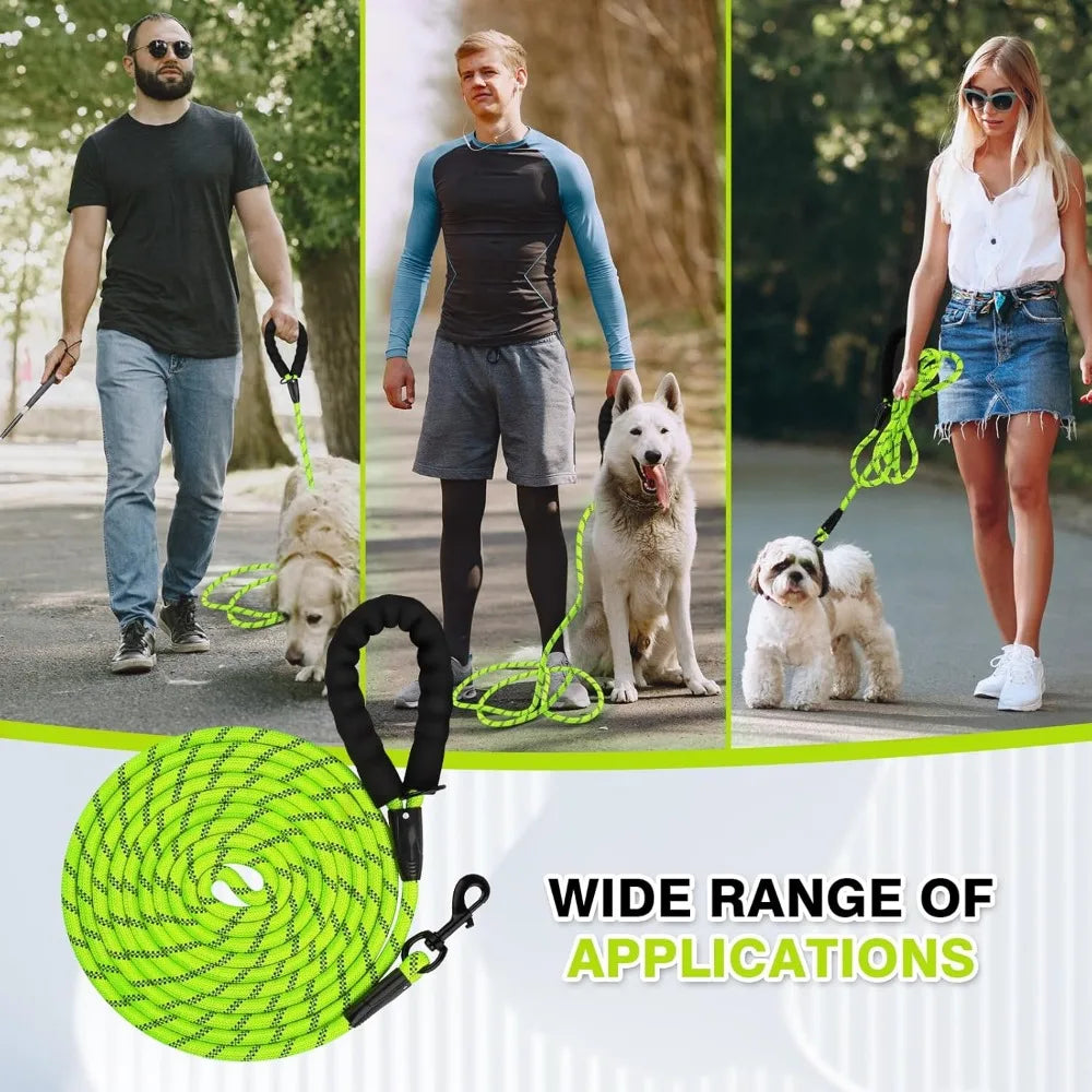 Heavy Duty Reflective Dog Leash with Padded Handle