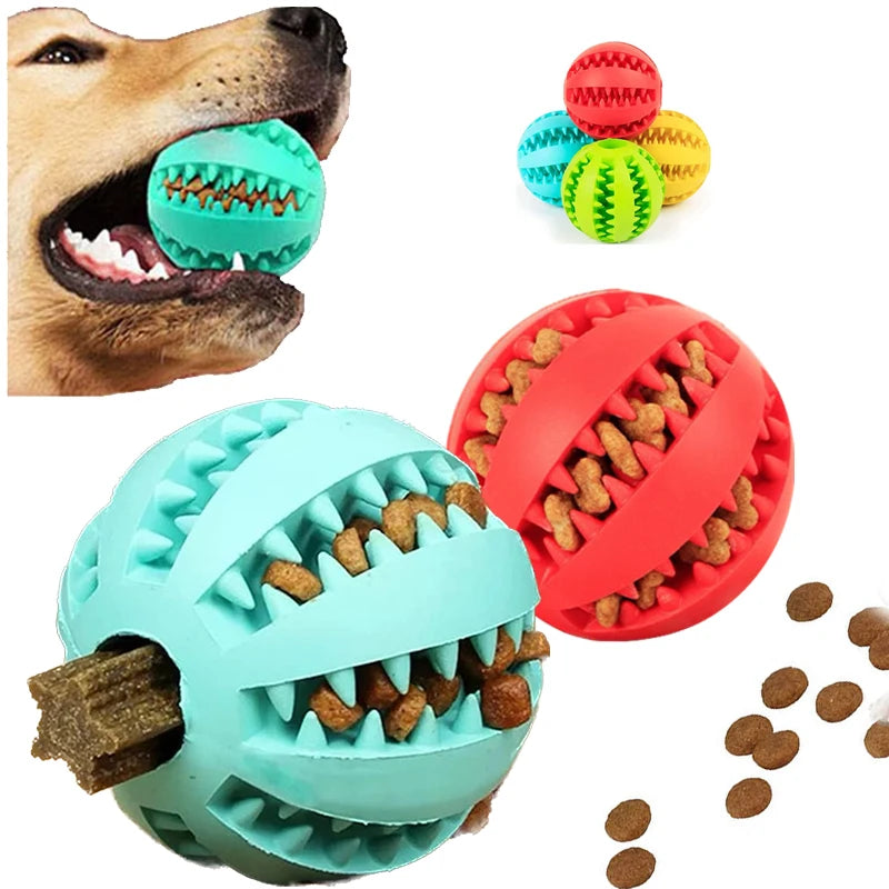 Durable Dog Treat & Chew Ball