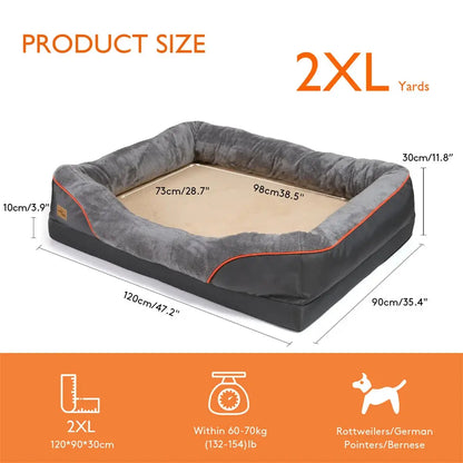 Luxury Orthopedic Dog Bed With Ultimate Comfort & Support
